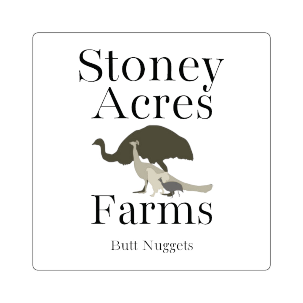 Square Sticker — 'Butt Nuggets'