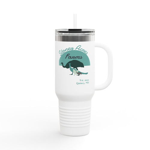 Copy of Stoney Acres Farms 40oz Insulated Travel Mug — Farm Animals Design