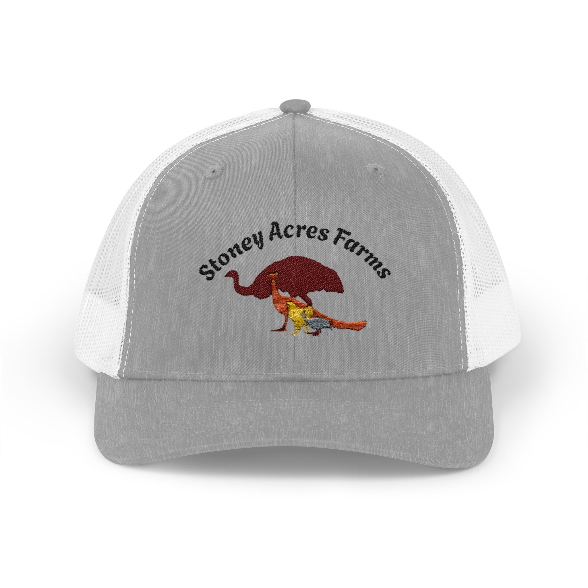 Trucker Cap — Stoney Acres Farms Green Tree Embroidered Snapback