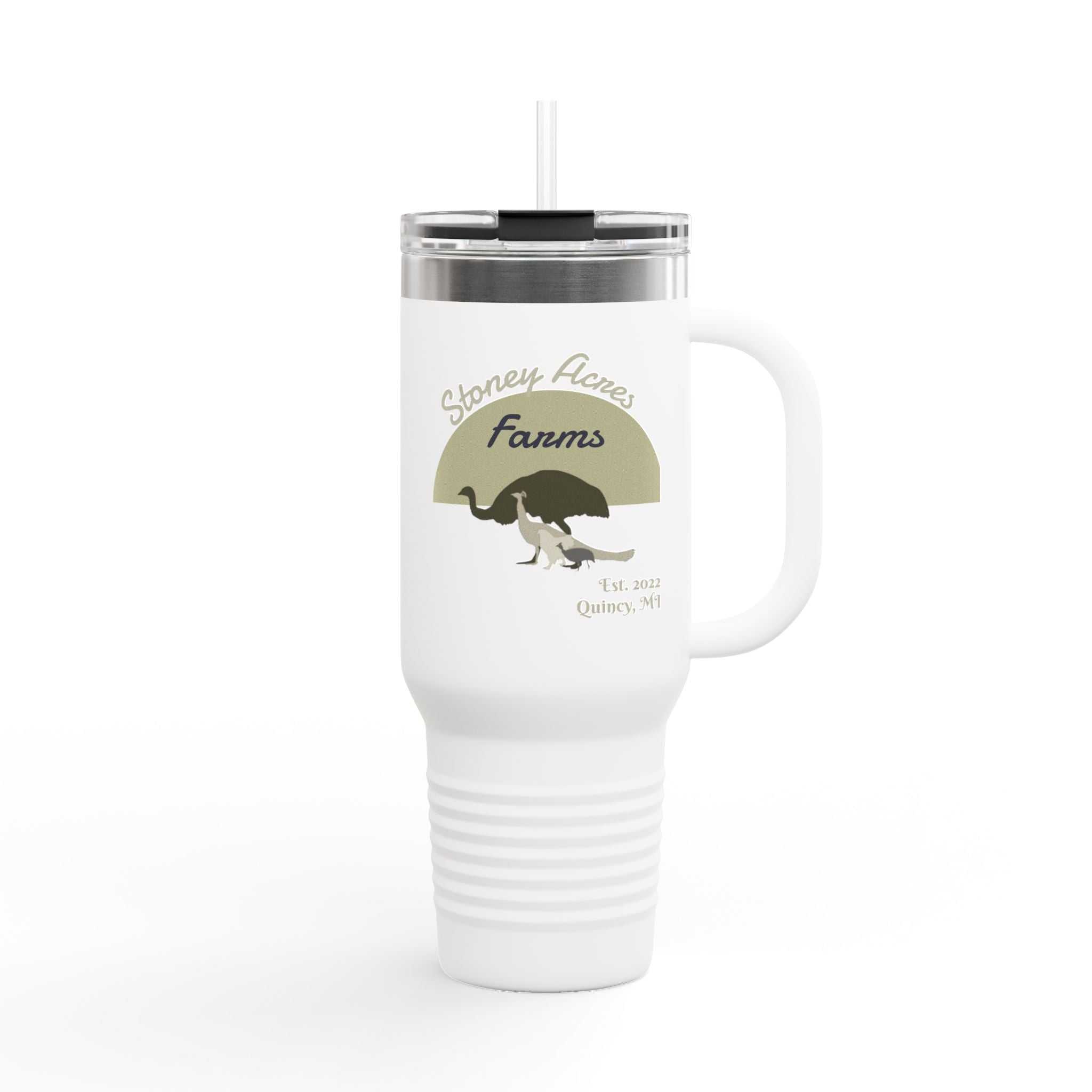 40oz Insulated Travel Mug — Stoney Acres Farms Logo Tumbler