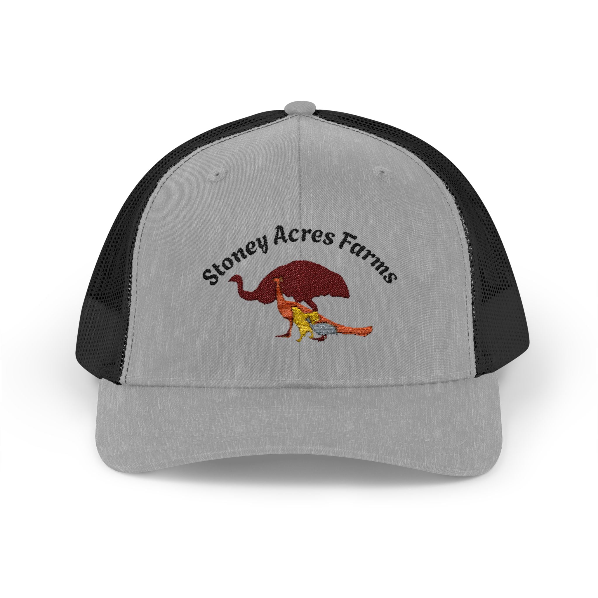 Trucker Cap — Stoney Acres Farms Green Tree Embroidered Snapback