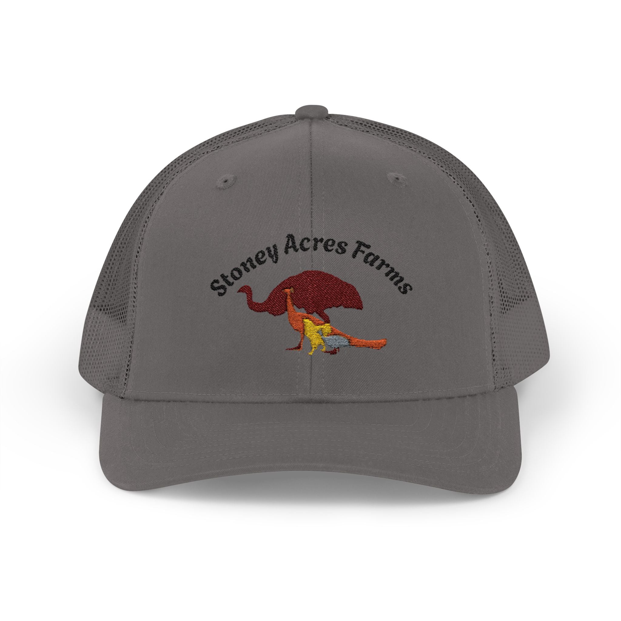 Trucker Cap — Stoney Acres Farms Green Tree Embroidered Snapback