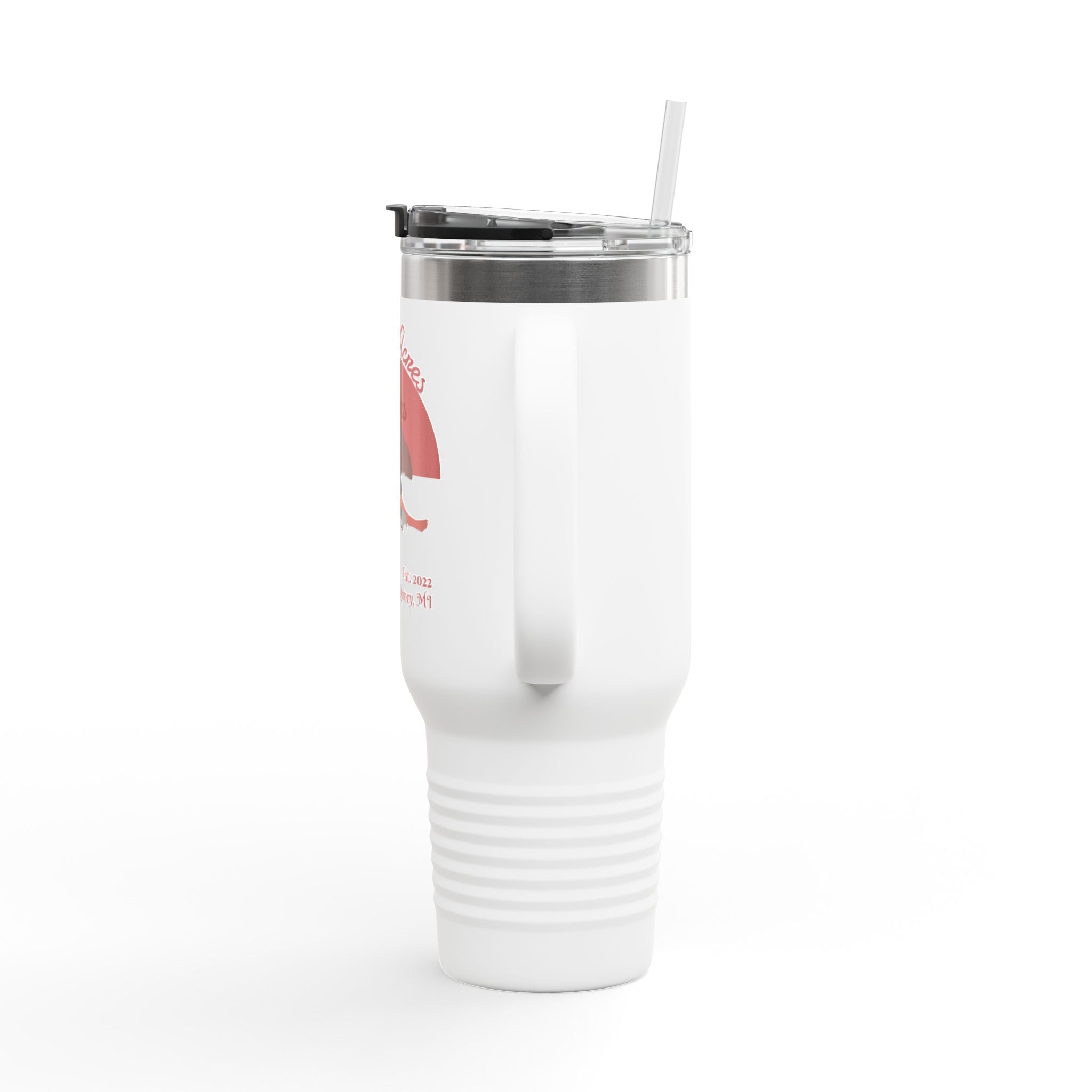 Stoney Acres Farms 40oz Insulated Travel Mug — Farm Animals Design