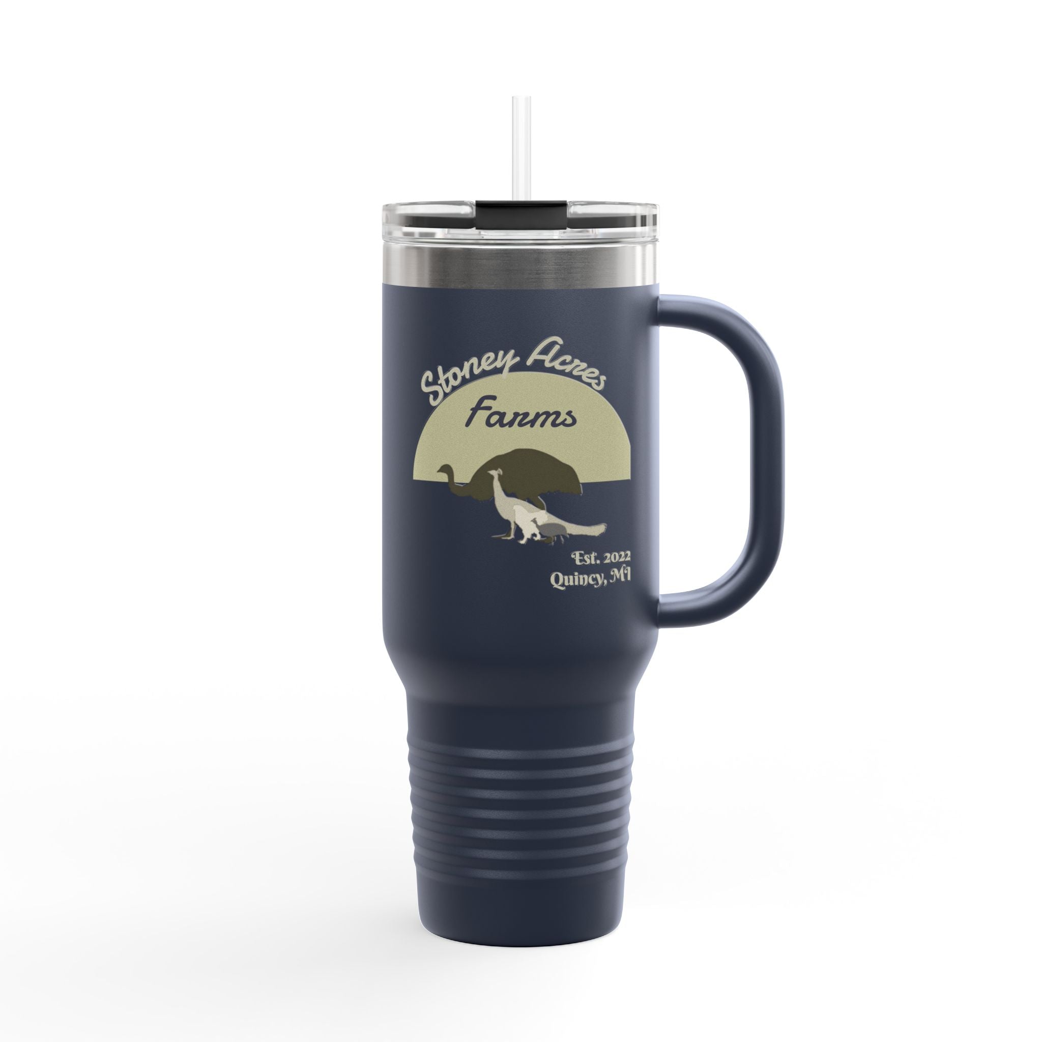 40oz Insulated Travel Mug — Stoney Acres Farms Logo Tumbler