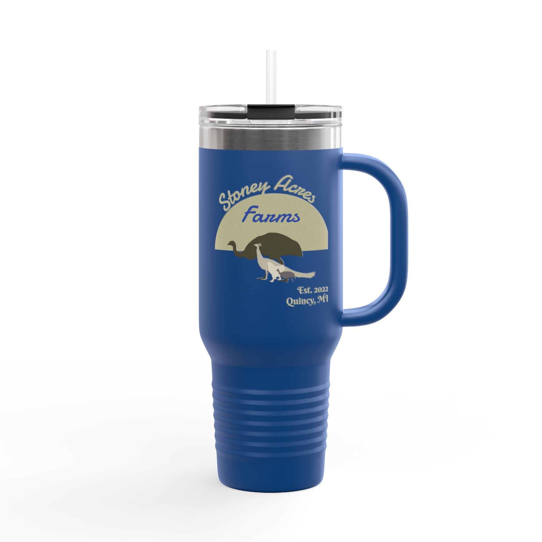 40oz Insulated Travel Mug — Stoney Acres Farms Logo Tumbler